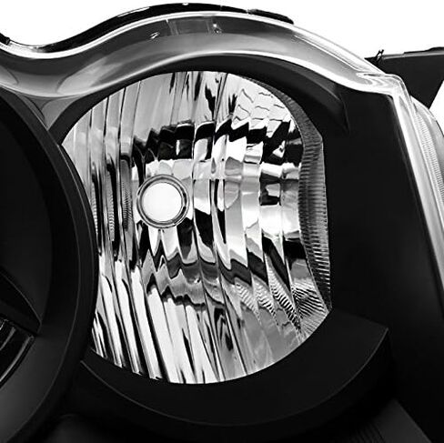 AKKON - For [Black] 2008 2009 2010 Jeep Grand Cherokee Halogen Type Projector Headlight Headlamps LH + RH Pair in Saudi Arabia