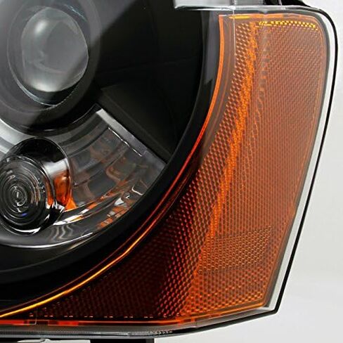 AKKON - For [Black] 2008 2009 2010 Jeep Grand Cherokee Halogen Type Projector Headlight Headlamps LH + RH Pair in Saudi Arabia