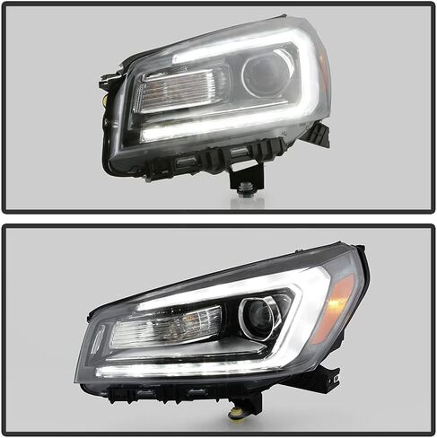 Acanii - لـ [Hid/Xenon Model Only] 2013-2016 GMC Acadia OE Style LED Projector المصباح الأمامي الأيمن. in Saudi Arabia