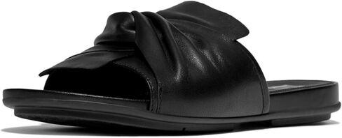 Fitflop Women's Gracie Soft-Twist Leather Slides Wedge Sandal in Kuwait