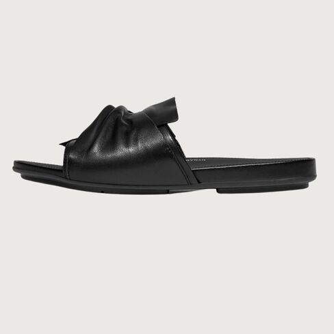 Fitflop Women's Gracie Soft-Twist Leather Slides Wedge Sandal in Kuwait