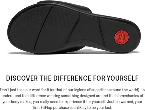 Fitflop Women's Gracie Soft-Twist Leather Slides Wedge Sandal in Kuwait