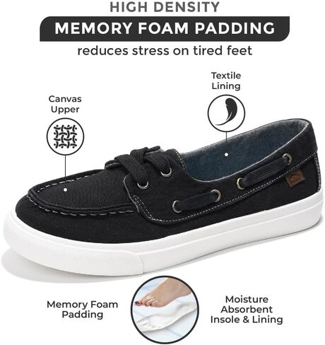 Project Cloud Sneakers for Women - Memory Foam Spring Shoes for Women Footwear - Slip-On Boat Shoes - Non Slip Fashion Sneakers - Lightweight Loafers (Seasalt, White, 9) in Saudi Arabia