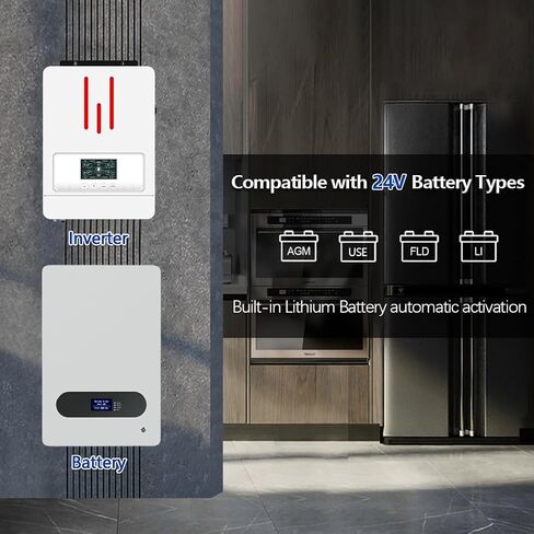 y & h 6.2kw hybrid hybrid inverter 48v AC220V on/Off-Grid Solar Heldter المدمج في MPPT 120A الشاحن الشمسي ، اثنين in Saudi Arabia