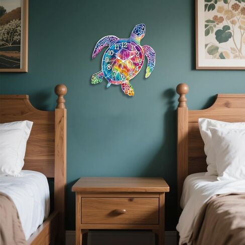 CHGCRAFT Coffee Wall Clock Coffe Coffee Coffee Lock غير منتظم الشكل الزخرفي الساعات المطبوعة على مدار الساعة لتزيين المكتب المنزلي ، 15 × 13 بوصة in Saudi Arabia