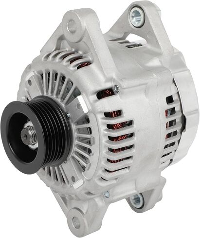 SCITOO Alternator Fit for Hyundai Santa Fe 2.7L 2007-2009, for Kia Optima for Rondo 2007-2010 - 12V 130Amp CW S6 Pulley Class, Replace OE 11190 37300-3E100 37300-3E105 373003E105 02131-9271 in Saudi Arabia