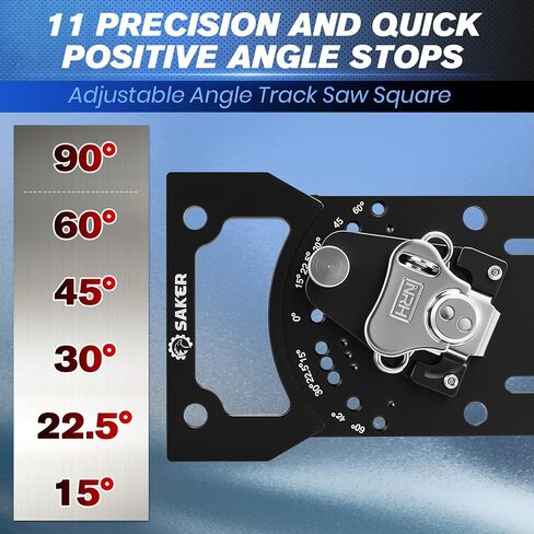 SAKER TRACK SAW SEPPED ، 90 ° RISE TRACK GAWE GIDE CARINATION CARIBATING مع Festool & Makita Guide Rail ، ملحقات المنشار الدائرية السهلة لقطع مربع دقيق ، ومسامير قفل عالية الجودة in Saudi Arabia