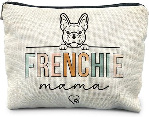 هدايا البلدغ الفرنسية: Frenchie Mom & Lover Gifts - Bag Bag Cosmetic Pouch in Kuwait