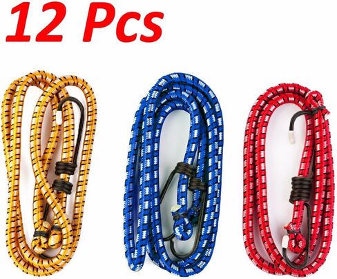 verkall® 6 قطع 30 "بوصة طويلة من الحبال الطويلة الطويلة مع السنانير ، لون متنوع in Saudi Arabia