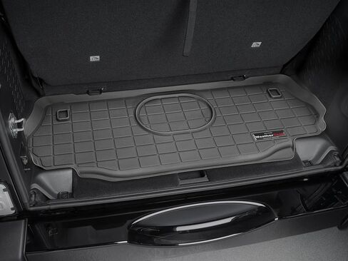 Weathertech Cargo Trunk Liner لجيب Wrangler 2-Door ، Wrangler JK 2-Door-خلف الصف الثاني (40821) أسود in Saudi Arabia