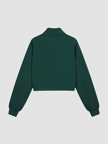 CIDER Womens Sweatshirt Half Zip Pullover Cropped Long Sleeve Graphic Zip Up Casual Fall Winter Outfits in Saudi Arabia