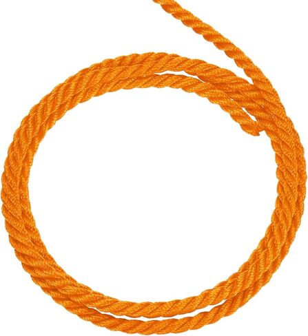 MECCANIXITY Twisted Cord Trim, 5 Yard 2.5mm 3-Ply Twine Braided Rope Shiny Thread String for Craft Gift Bag Curtain Christmas Decor, Navy Blue in Saudi Arabia
