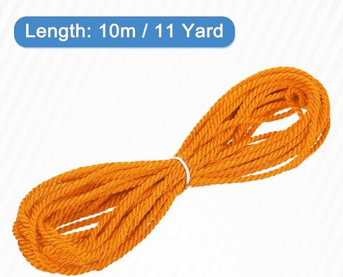 MECCANIXITY Twisted Cord Trim, 5 Yard 2.5mm 3-Ply Twine Braided Rope Shiny Thread String for Craft Gift Bag Curtain Christmas Decor, Navy Blue in Saudi Arabia