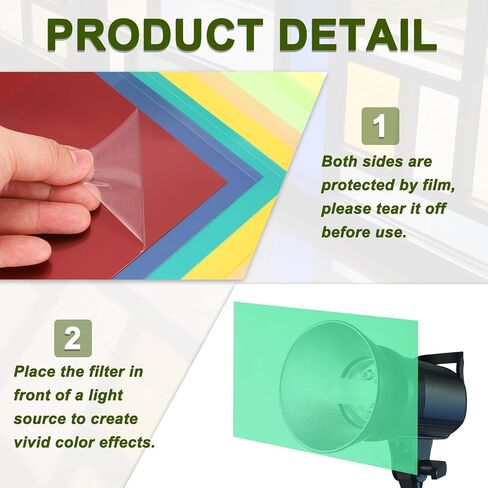 MECCANIXITY 5 Pcs Colored Plastic Sheets, A2 Transparent Amber Film Color Correction Gel Light Filter Waterproof 23.4 x 16.5" Sheet for DIY Crafts,LED Lighting,Photo (Purple) in Saudi Arabia