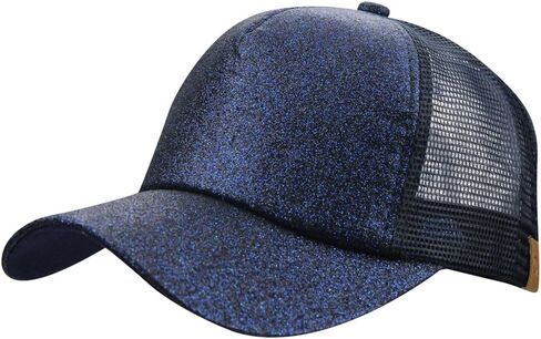 نساء الصيف بريق الفوضى الفوضى شبكة عالية ذيل حصان البيسبول تنس التنس شمس قبعة in Kuwait