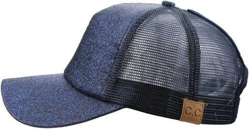 نساء الصيف بريق الفوضى الفوضى شبكة عالية ذيل حصان البيسبول تنس التنس شمس قبعة in Kuwait