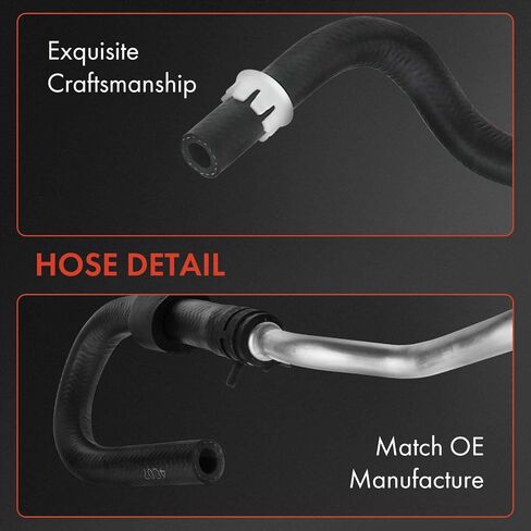 A-Premium Power Steering Hose Return Hose Line Assembly Compatible with Toyota RAV4 2001-2003 From Gear, To Reservoir 2-PC Set in Saudi Arabia
