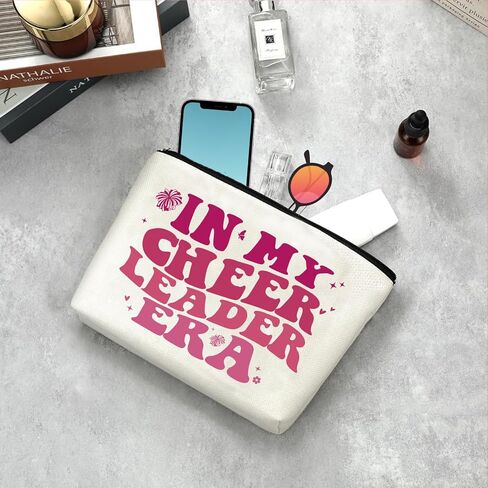 Gymnast Makeup Bag IN MY GYMNAST ERA Singer Fans Travel Cosmetic Bag Gymnastics Accessories Vacation Travel Organizer Zipper Pouch Gymnastics Gifts for Girls Women in Kuwait