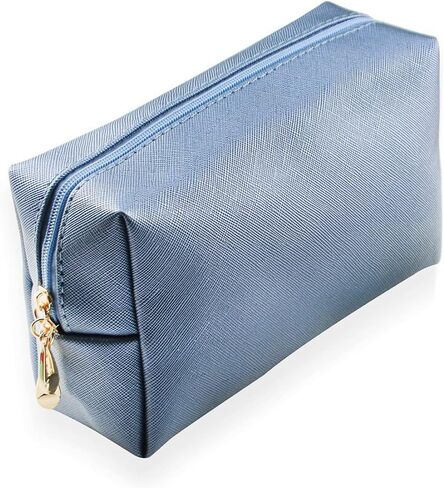 Small Makeup Bag Portable Cosmetic Bag for Women Makeup Pouch Waterproof Toiletry Bag for Travel (Beige, Normal) in Kuwait
