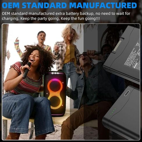 Replacement Battery for JBL Battery 400, Compatible with JBL PartyBox Stage 320 & Xtreme 4 Wireless Bluetooth Portable Speaker Only in Saudi Arabia