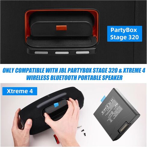Replacement Battery for JBL Battery 400, Compatible with JBL PartyBox Stage 320 & Xtreme 4 Wireless Bluetooth Portable Speaker Only in Saudi Arabia