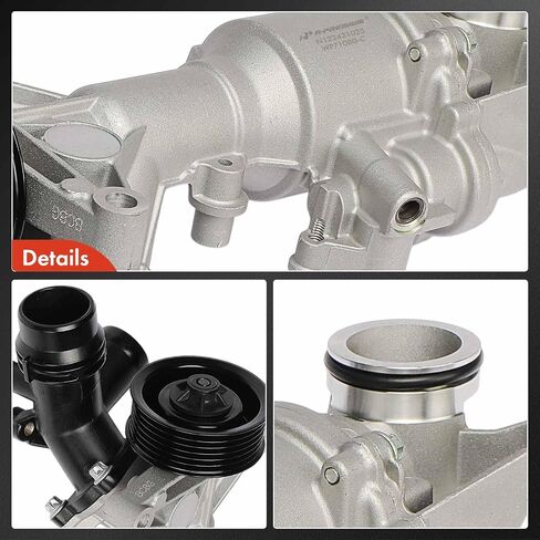 A-Premium Engine Water Pump Compatible with Mercedes-Benz C300 15-18, E300 17-19, GLC300 16-19, GLC350e 18-20, SLK300 16, SLC300 17-20, Sprinter 1500 2500 19-23 & Freightliner Sprinter 1500 2500 in Saudi Arabia