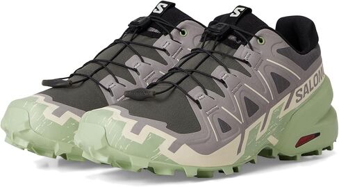 Salomon Speedcross 6 Yucca/Ebony/White 7 B (M) in Saudi Arabia