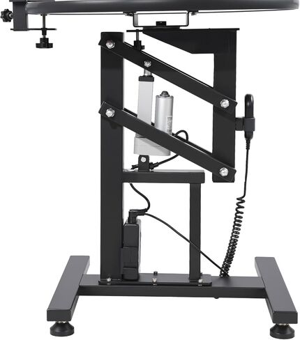 24 "طاولة تكييف الكلاب الكهربائية ، ورفع سريع قابل للتعديل ، طاولة تكييف الكلاب الثقيلة للكلاب الصغيرة مع طاولة مضادة للزلزال ، مجموعة عن بعد ، منظم الأدوات والذراعين ، الوردي in Kuwait