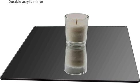 Marketing Holders Acrylic Mirror Sheet 8" x 10" Replacement DIY Reflective Plastic Tile Portable Lightweight Flat with Rounded Corners for Makeup Bags Purses and Traveling in Saudi Arabia