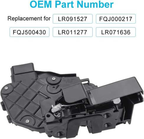 Front Left Driver Side Door Lock Latch Actuator Assembly Compatible with Land Rover LR2 LR3 LR4 Range Rover Evoque Range Rover Sport Door Latch Assembly Replacement for LR091527 in Saudi Arabia