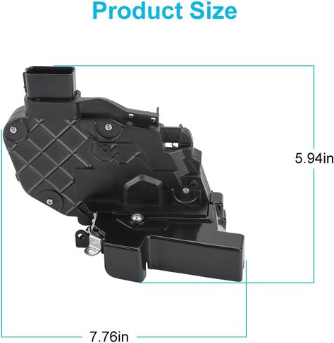 Front Left Driver Side Door Lock Latch Actuator Assembly Compatible with Land Rover LR2 LR3 LR4 Range Rover Evoque Range Rover Sport Door Latch Assembly Replacement for LR091527 in Saudi Arabia