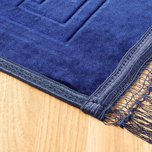 FUMMI Soft Padded Muslim Prayer Rug with Tasbih Beads, Thick Non-Slip Islamic Prayer Mat, Luxurious Janamaz for Men & Women in Kuwait