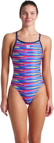 ARENA Women's Performance Racing Stripes X Criss Cross Back One Piece Swimsuit in Saudi Arabia