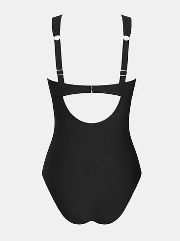 CUPSHE Women's One Piece Swimsuit Asymmetrical High Neck Bathing Suit Cutout Adjustable Wide Straps Back Hook Swimwear in Saudi Arabia