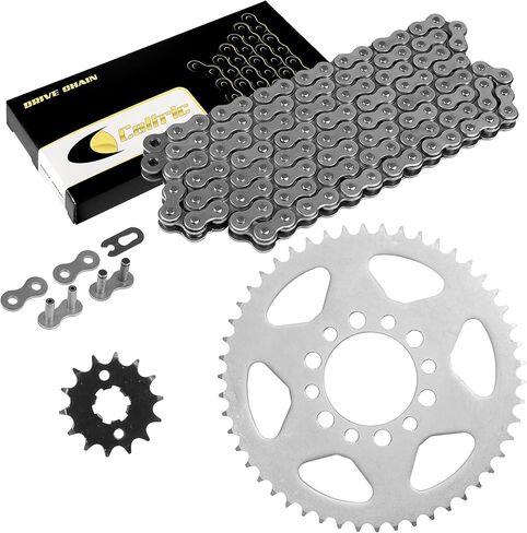 سلسلة محرك Caltric و Sprockets مجموعة متوافقة مع Yamaha TW200 1987-2023 in Saudi Arabia