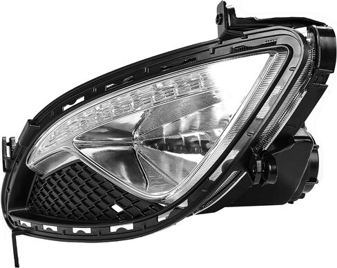 مجموعة ضوء الضباب الأمامية Kojem متوافقة مع 2013-2017 Hyundai Genesis Coupe w/Cover & Connector الجانب الأيسر الأيسر Lens Clear Astract Lamp Presentive لـ 922012M500 922022M500 865512M300 86522M300 in Saudi Arabia