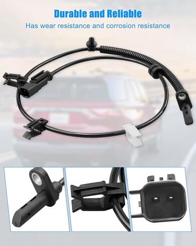4 Pcs ABS Wheel Speed Sensor Fit for Chevy Traverse 2009-2017 GMC Acadia 2007-2016 Buick Enclave 2008-2017 Saturn Outlook 2007-2010 Replace 22739728 22739727 10391044 10390115 in Saudi Arabia