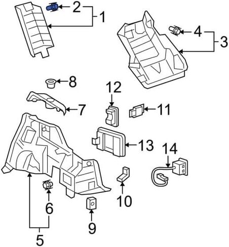 Rexka 10pcs Super Interior Door Trim Panels Clips Retainers 90467-10188 for Toyota Prius Tundra Camry Corolla Sienna Sequoia Tacoma 9046710188 in Saudi Arabia