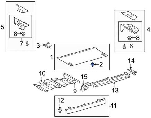 Rexka 10pcs Super Interior Door Trim Panels Clips Retainers 90467-10188 for Toyota Prius Tundra Camry Corolla Sienna Sequoia Tacoma 9046710188 in Saudi Arabia