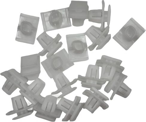 20pcs Lower Outer Door Weatherstrip Clip 75315-S9A-004 Compatible with Honda CR-V 2002-On, Vehicle Side Skirts Trim Mounting Clips, Automotive Fastener Replacement Parts for Door Window Seal in Saudi Arabia