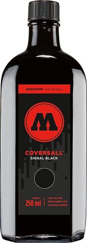 Molotow Cocktail Coastsall إعادة ملء الحبر الدائم ، إعادة ملء 760.000 (تم بيعها بشكل منفصل) ، زجاجة 250 مل ، إشارة أسود ، 1 (691.760) in Kuwait