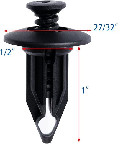 OAUTOO 20PCS Rear Bumper Fascia Retainer Clip for GM 10140480; Chrysler 6502625 APV Dodge 1500 2500 3500 4500 5500 in Saudi Arabia