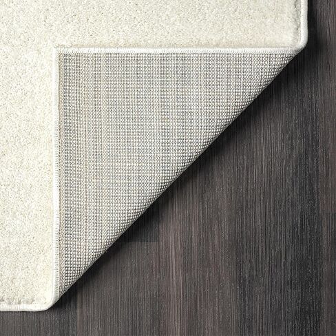 Abani Deco Collection Area Bruc -cream/Green Minimalist Design -5'3 "x 7'6" (5'x8 ') - سهل التنظيف - متين للأطفال والحيوانات الأليفة - غير متوسطة - كومة متوسطة - غرفة المعيشة وغرفة النوم والمكتب in Kuwait