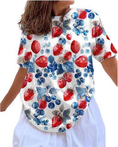 Oversized Shirt for Women 2025 Summer Graphic Tees Loose Fit Beach Vacation Clothes Casual Short Sleeve Workout Top in Saudi Arabia