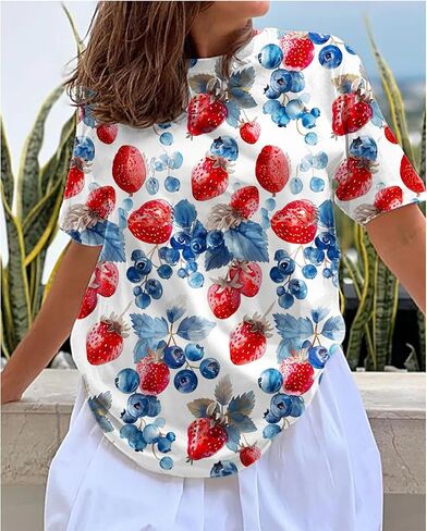 Oversized Shirt for Women 2025 Summer Graphic Tees Loose Fit Beach Vacation Clothes Casual Short Sleeve Workout Top in Saudi Arabia