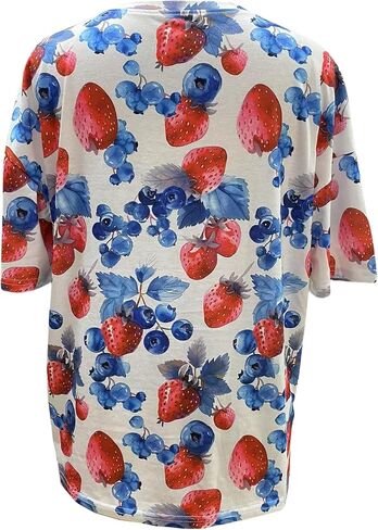 Oversized Shirt for Women 2025 Summer Graphic Tees Loose Fit Beach Vacation Clothes Casual Short Sleeve Workout Top in Saudi Arabia