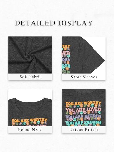Teacher Shirts for Women Funny Graphic Tees Tops Casual Letter Print Teacher Gift Tshirt in Saudi Arabia