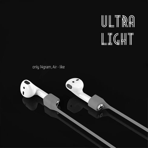 Ultra Strong Magnetic Airpod Pro Strap Anti-Lost Cord Sports Lanyard Compatible with Airpods 3rd 2nd Generation Pro 3 2 1 (White) in Kuwait