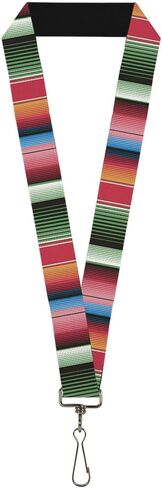 Buckle-Down Lanyard-1.0"-Zarape5 Vertical Multi Color Stripe in Saudi Arabia