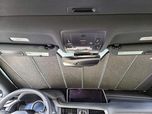 Autotech Park Sunshade قابلة للطي ، وتوافق مخصص مع 2018-2023 Kia Stinger Windshield in Kuwait